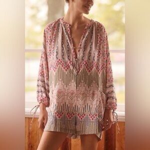 Anthropologie Beautiful Romper-‎ Small